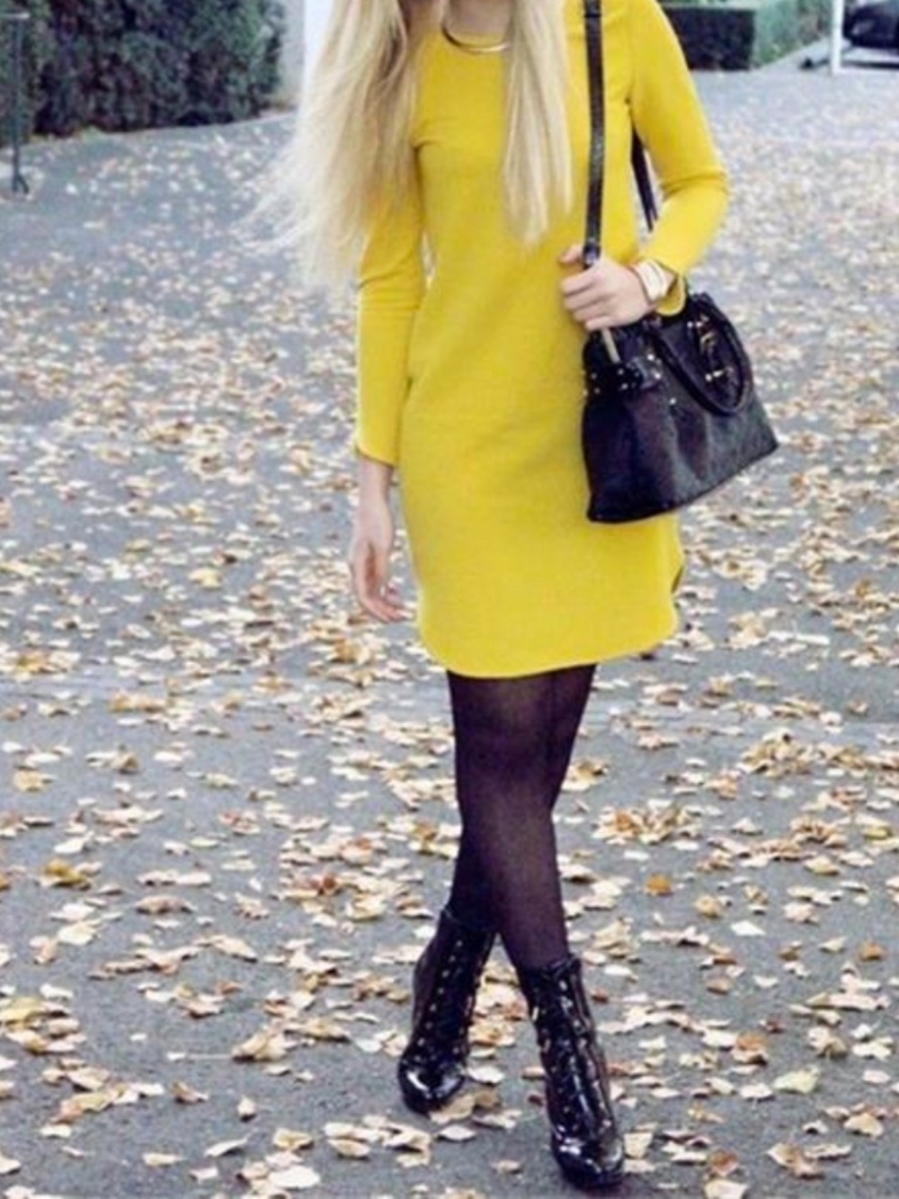 Zara stretch Mustard dress New rare